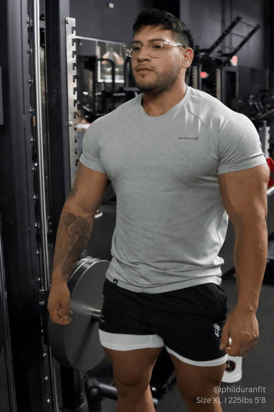 Titan 2.0 Muscle-Fit T-Shirt - Heather Gray
