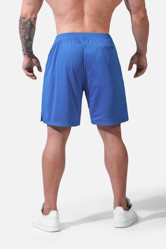 Jersey Mesh 7.5" Gym Shorts - Blue
