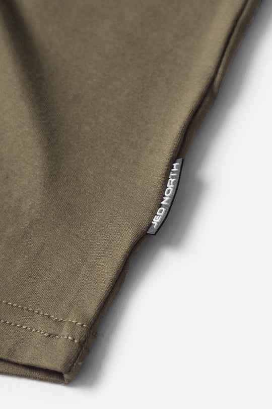 Classic Bodybuilding Racerback Stringer - Olive - Jed North