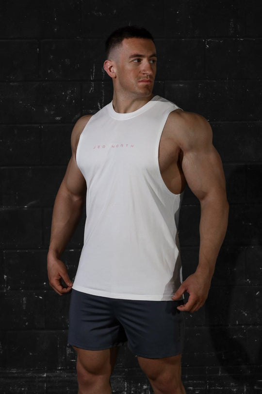 Apollo Men's Sleeveless Training Tee - White