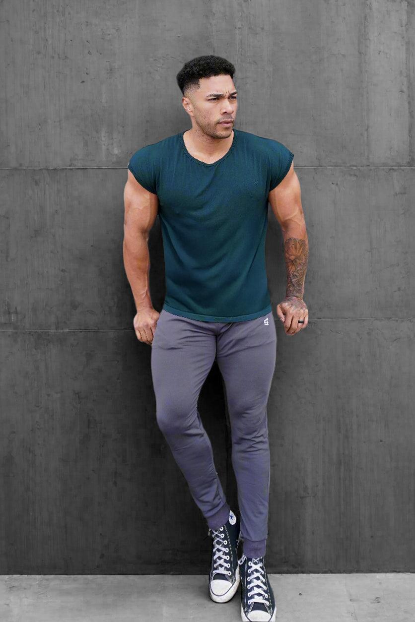 Evolve Men's Cap Sleeve T-Shirt 2.0 - Forest Green