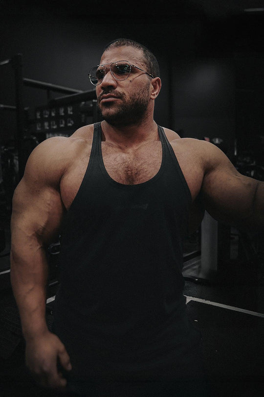 Classic Vintage Washed Racerback Stringer - Charcoal