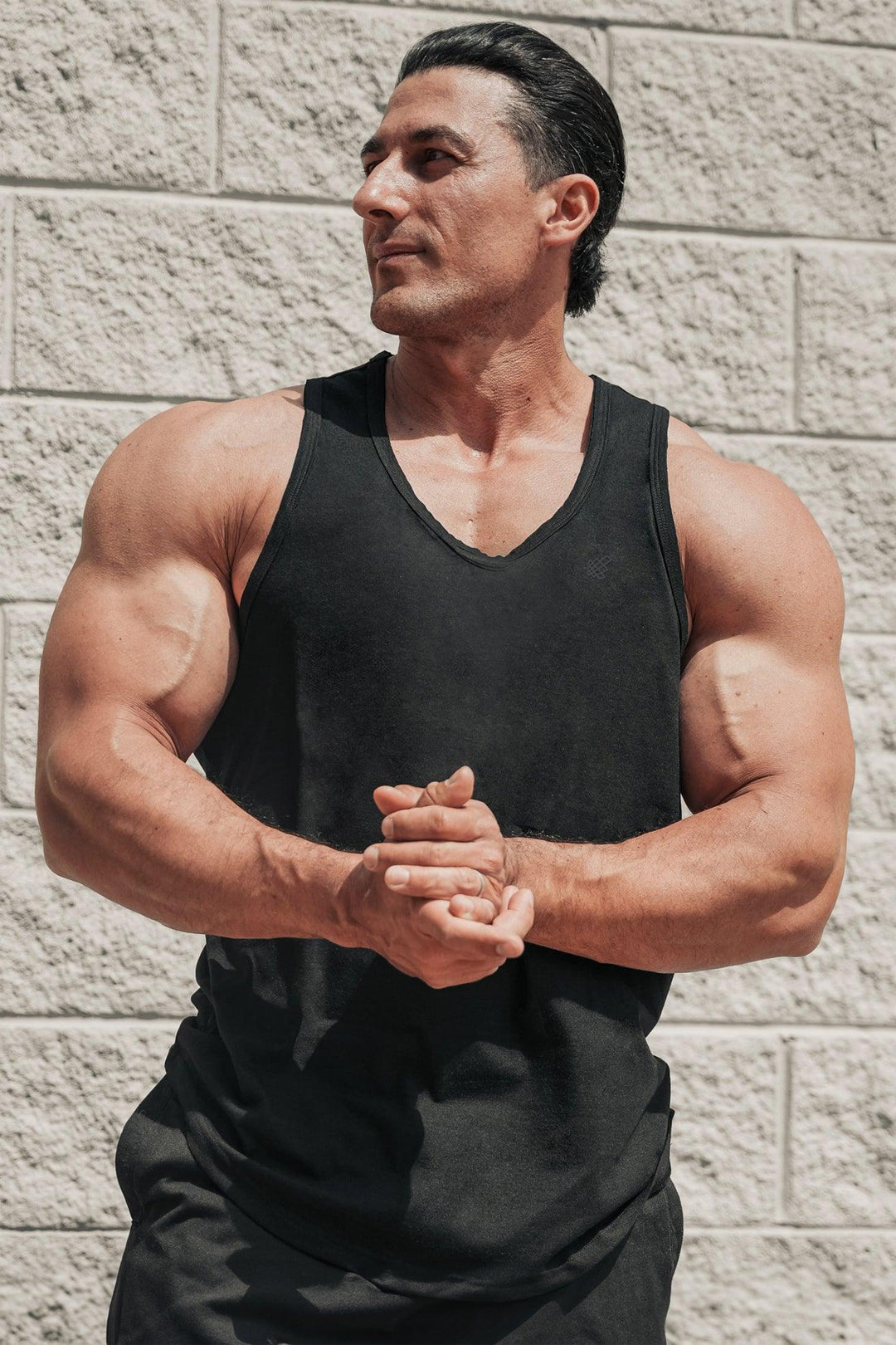 Vital Raw-Hem Tank Top 2.0 - Black