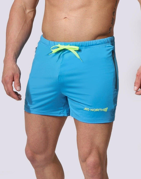 Agile Shorts - Aqua Blue Men Shorts Jed North