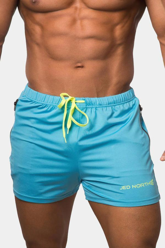 Agile Shorts - Aqua Blue Men Shorts Jed North Small blue