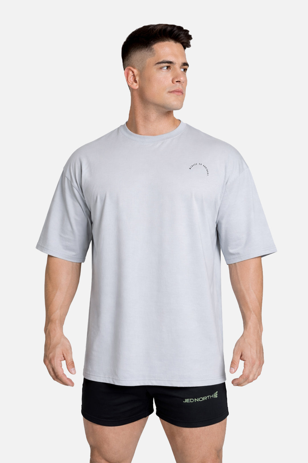 Energy Oversized T-Shirt - Gray Menace to Ordinary