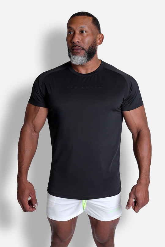 Short Sleeve Training Tee - Black
