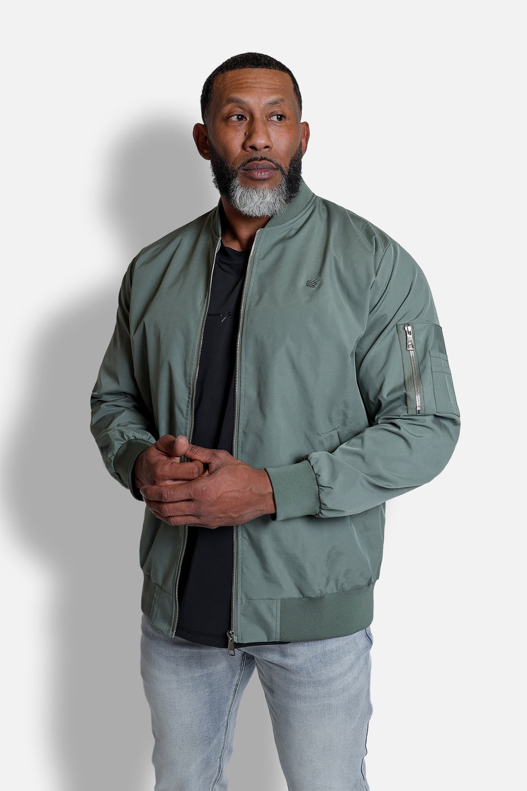 Northbound Water Resistant Bomber Jacket - Olive