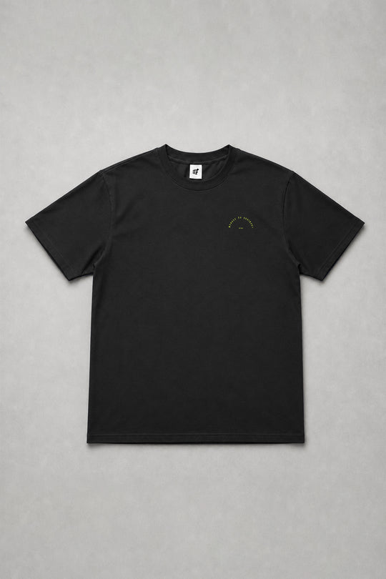Back to Basics Casual Tee - Jet Black
