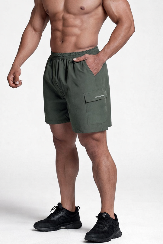 Trek 4.5" Cargo Shorts - Dark Olive
