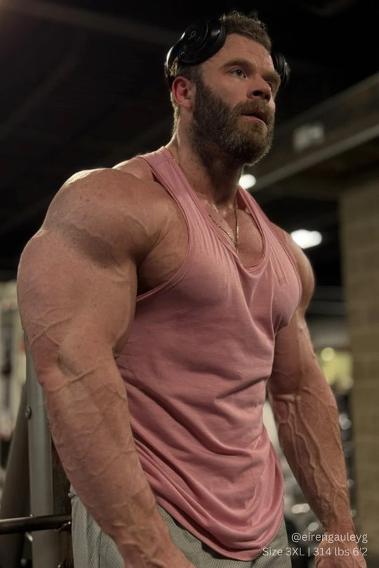 Vital Raw-Hem Tank Top 2.0 - Salmon Pink